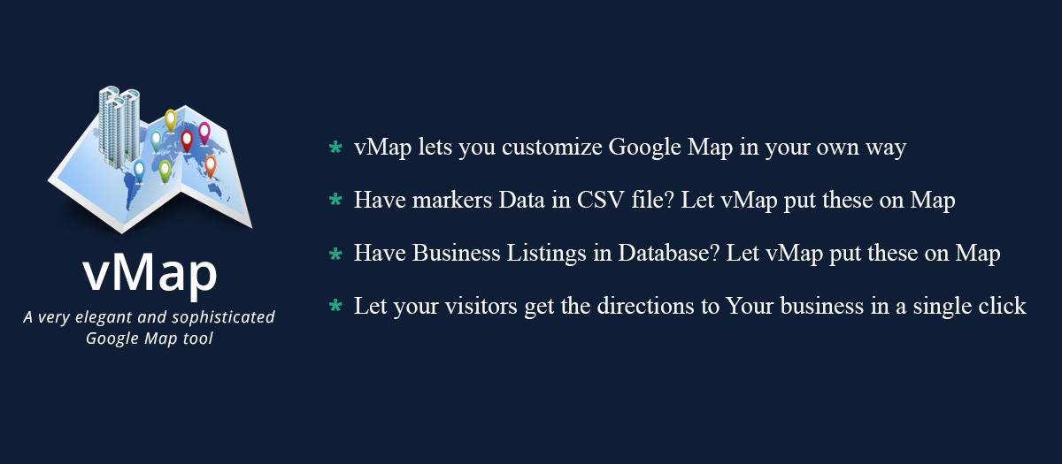 vMap- Google Map Tool