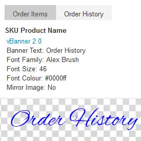 Order Items