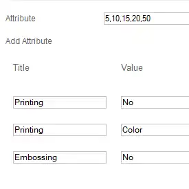 Quantity Based Plugin Options