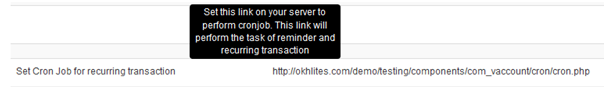 vAccount Configuration