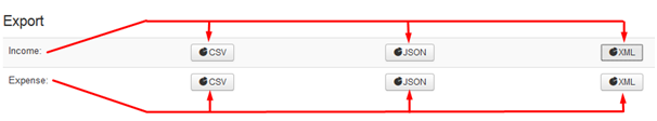 vAccount Export