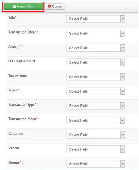 vAccount Export