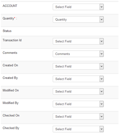 vAccount import