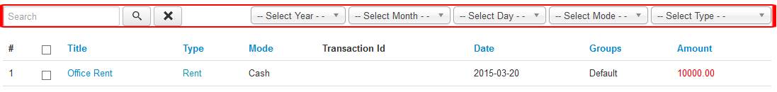 vAccount recurring