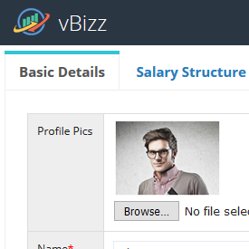vBizz Employee Edit