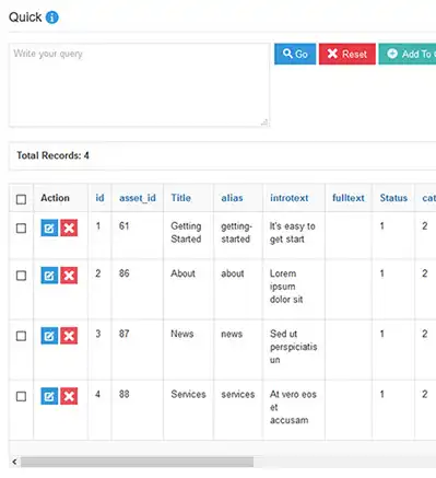 Manage Database in a Quick and Efficient Manner