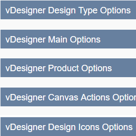 vDesigner Options