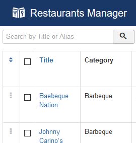 Restaurants Manager