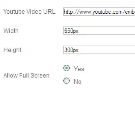 YouTube Plugin options